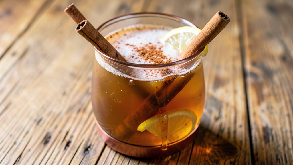 Apple Cider Moonshine Cocktail Recipe: Spiced Rum Heat With Apple Cider Glow