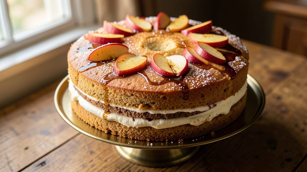 Apple Brandy Cake Recipe: Warm Spiced Booze-Infused Layers