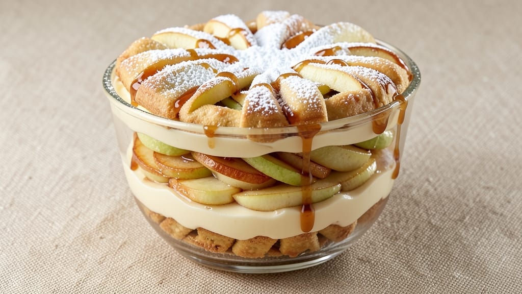 Apple Charlotte Pudding Recipe: Buttery Streusel Crown Over Warm Spiced Fruit Layers