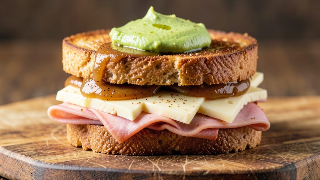 Apple Butter Sandwich Recipe: Spiced Caramel Swirl Between Toasted Bread