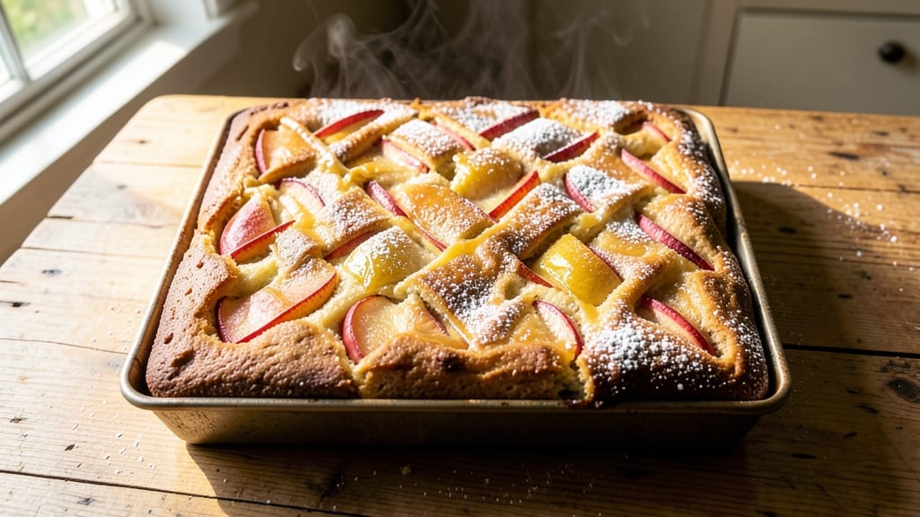 Apple Cake Recipe in 9x13 Pan: Warm Spice and Moist Crust in One Bake