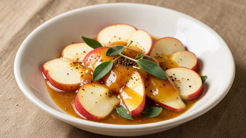 Apple and Sage Sauce Recipe: Warm Spiced Apple-Sage Pan Drizzle for Roasts