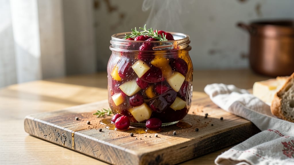 Apple Cranberry Chutney Canning Recipe: Spiced Sweet-Tart Preserves for Year-Round Flavor