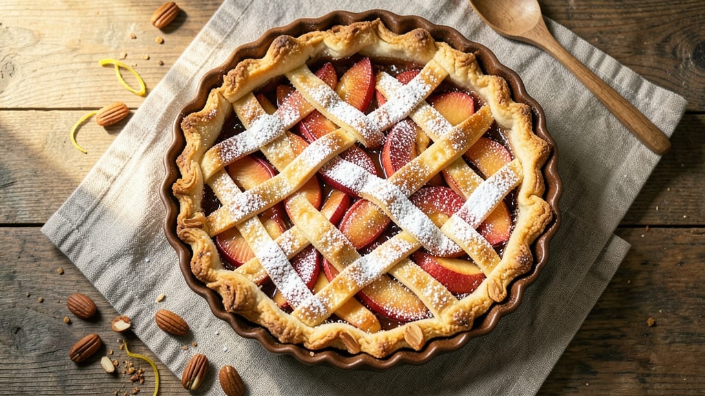 Apple Almond Tart Recipe: Buttery Crust with Spiced Fruit Filling