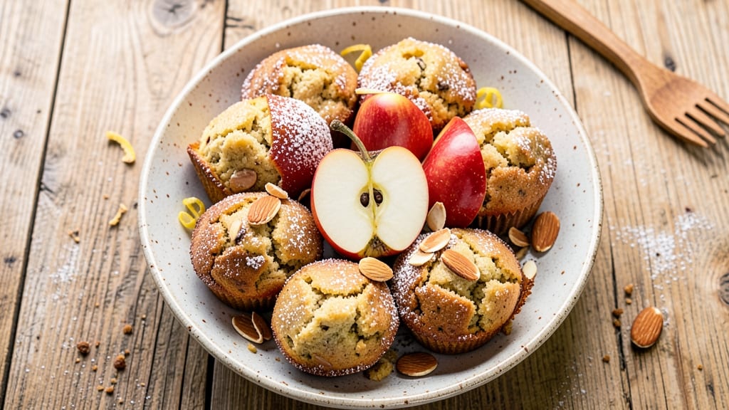 Apple Almond Muffins Recipe: Buttery Streusel Hugs With Warm Cinnamon Spice
