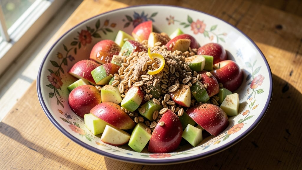 Amish Apple Salad Recipe: Warm Cinnamon Streusel Hugs Tart Fruit Bites
