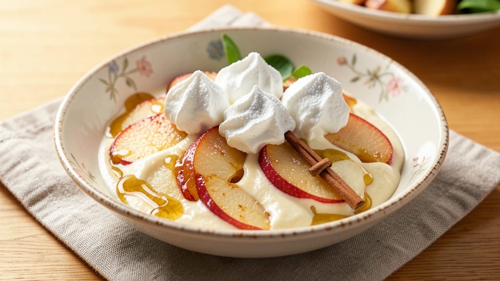 Apple Creami Recipe: Caramelized Apple Swirl in Vanilla Cream