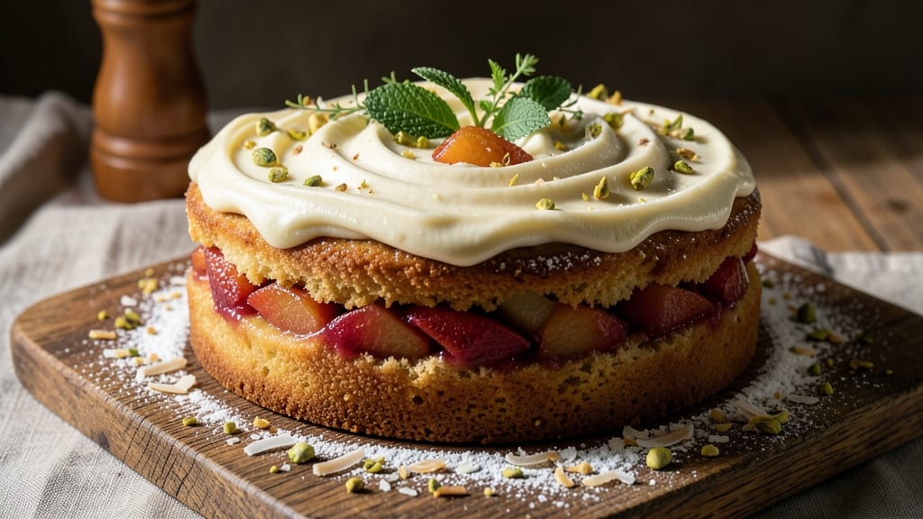 Apple Cake Indian Recipe: Spiced Cardamom and Saffron Delight