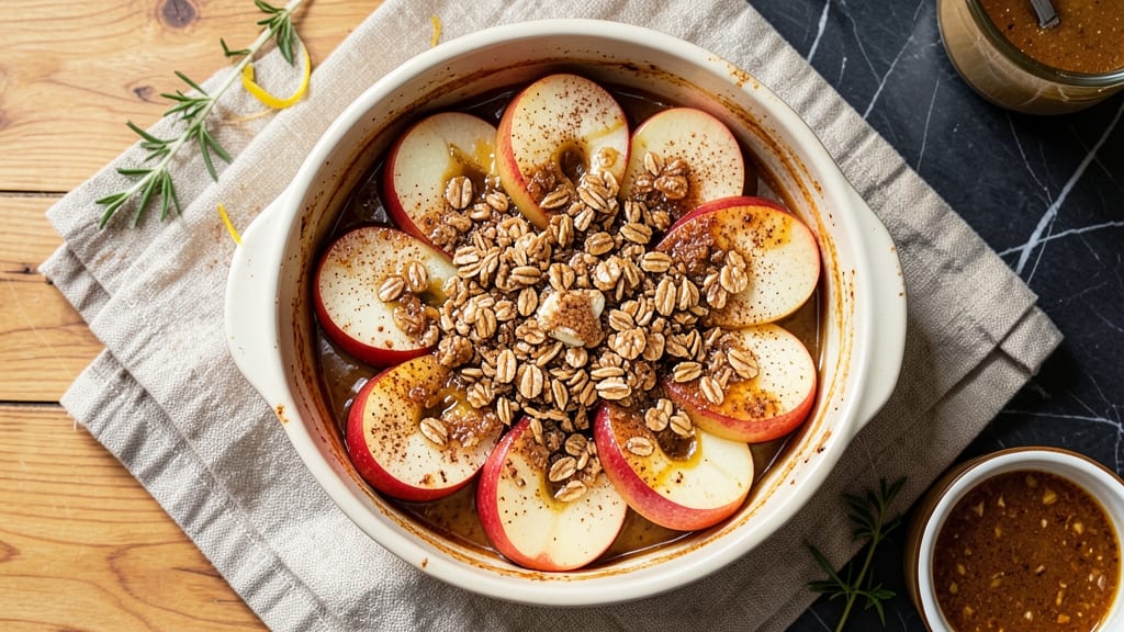 Apple Bake Recipe Quick & Easy: Warm Spiced Apples With Buttery Crust Magic