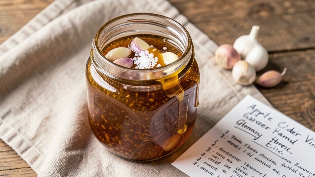Apple Cider Vinegar, Garlic, and Honey Recipe: Antimicrobial Glow-Up Serum for Skin