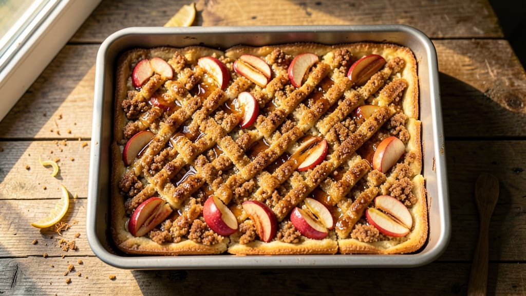 Ann Michael Maye's Apple Cinnamon Bars Recipe: Spiced Apple Filling in Buttery Streusel Crust