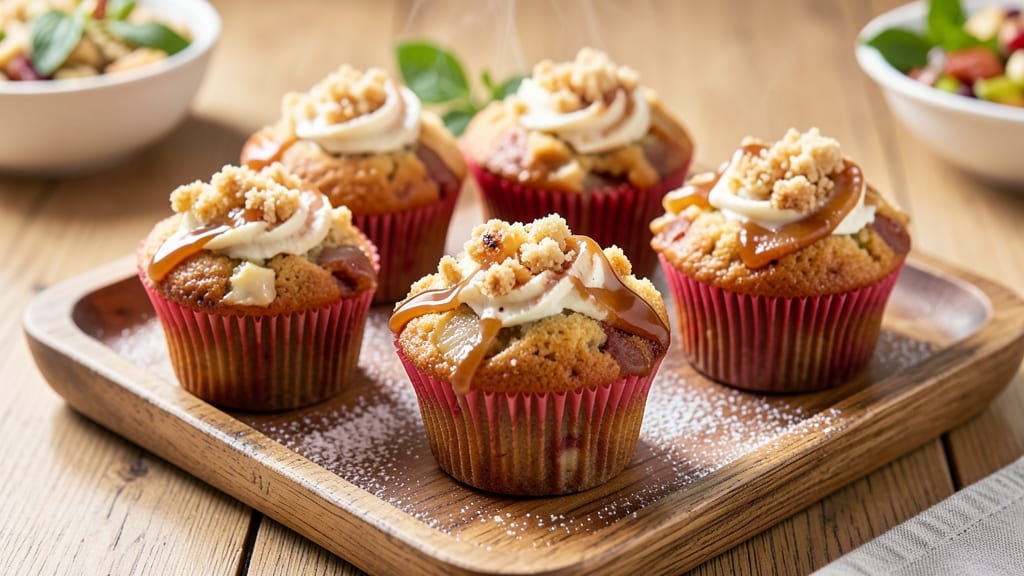 Apple Cheese Muffins Recipe: Spiced Apple Filling With Buttery Streusel Top