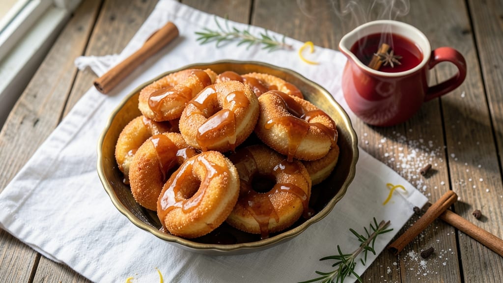 Apple Cider Donuts Recipe: Preppy Kitchen's Spiced Caramel Glaze Magic
