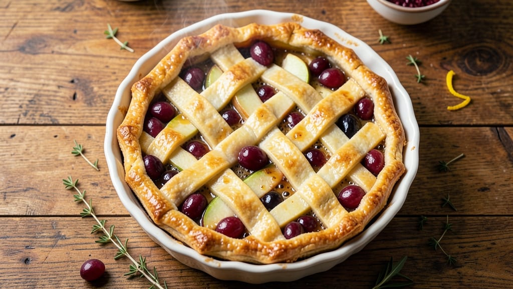 Apple and Grape Pie Recipe: Warm Spiced Fruit Fusion in One Crust
