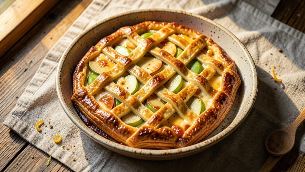 Apple Cheese Pastry Recipe: Buttery Crust Hugs Spiced Apple Filling