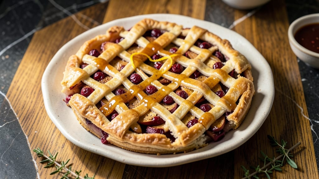 Apple Cranberry Crostata Recipe: Rustic Crust with Tart-Sweet Fruit Swirls