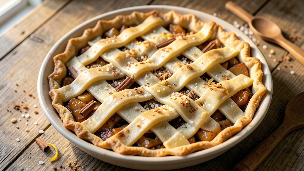 American Apple Pie Crust Recipe: Flaky Lattice Layers With Cinnamon Kiss