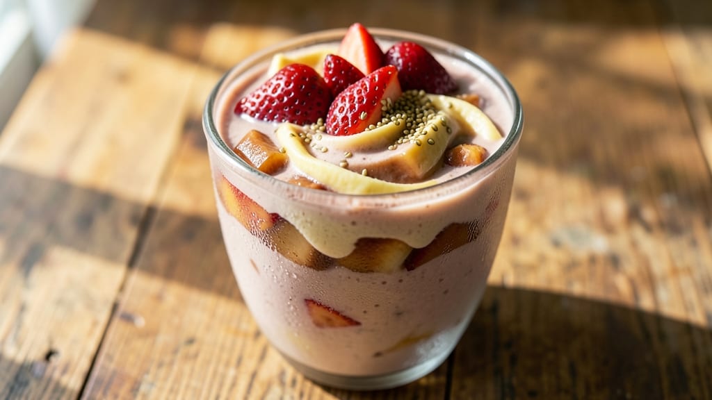 Apple Banana Strawberry Smoothie Recipe: Fiber-Packed Energy Boost in 5 Minutes