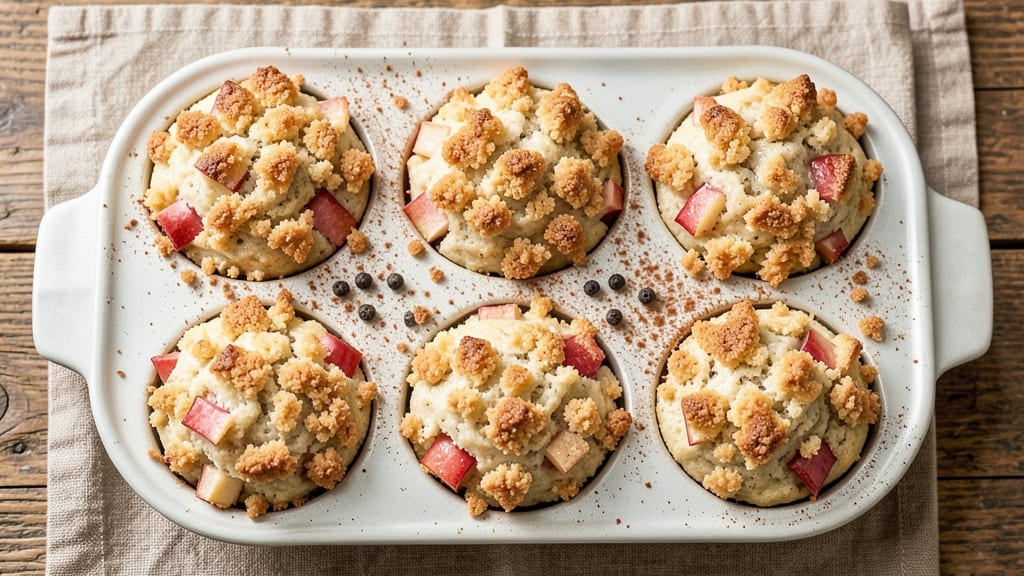 Apple Cinnamon Crumb Muffins Recipe: Buttery Streusel Top and Spiced Apple Core