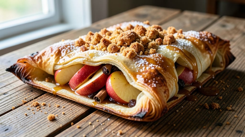 Amish Apple Strudel Recipe: Flaky Layers with Warm Cinnamon-Spiced Filling