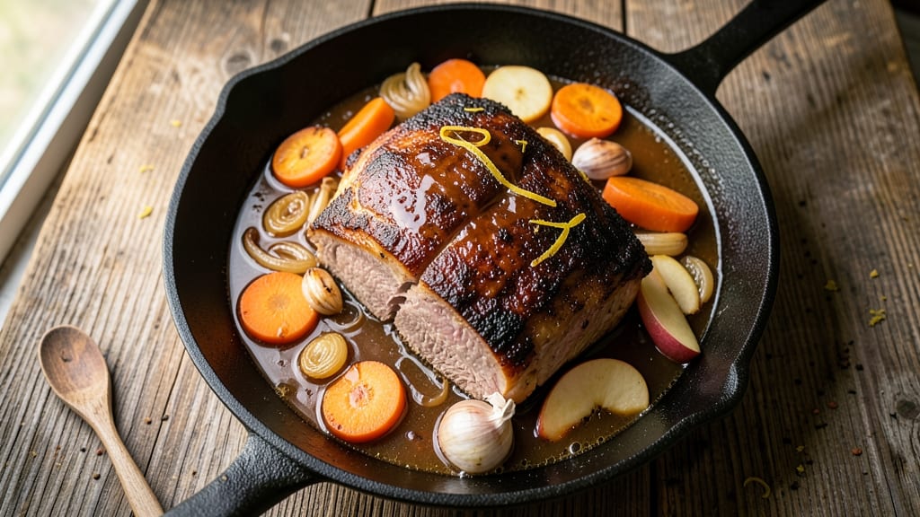Apple Cider Recipe With Apple Cider: Slow-Braised Pork Shoulder in Spiced Cider Gravy