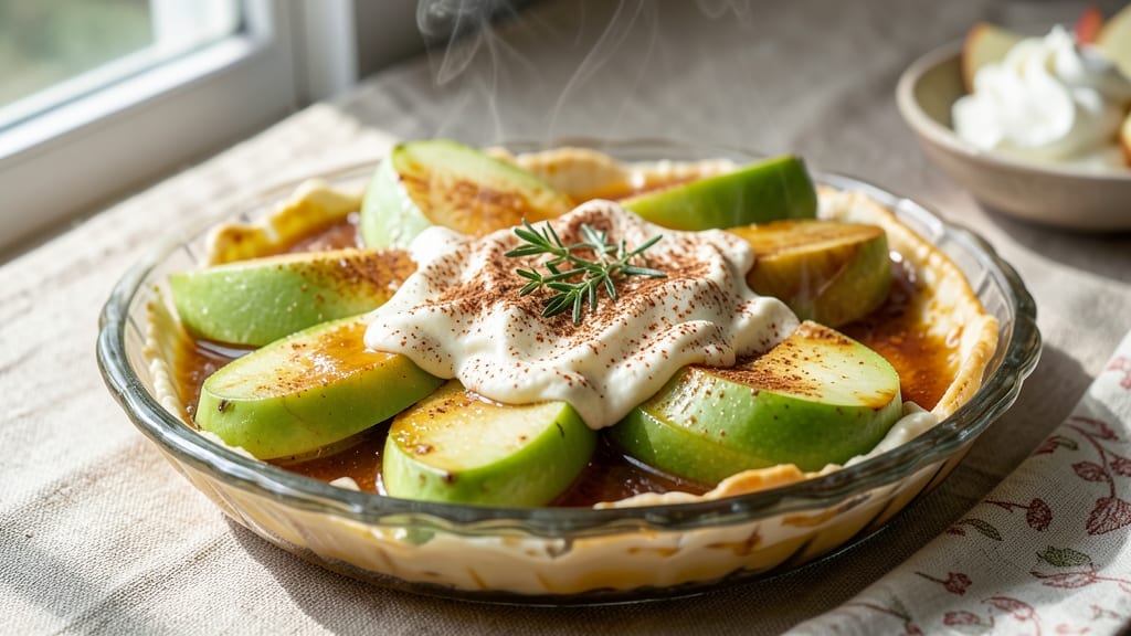 Apple Cream Filling Recipe: Spiced Apple Butter With Vanilla Cream Swirls