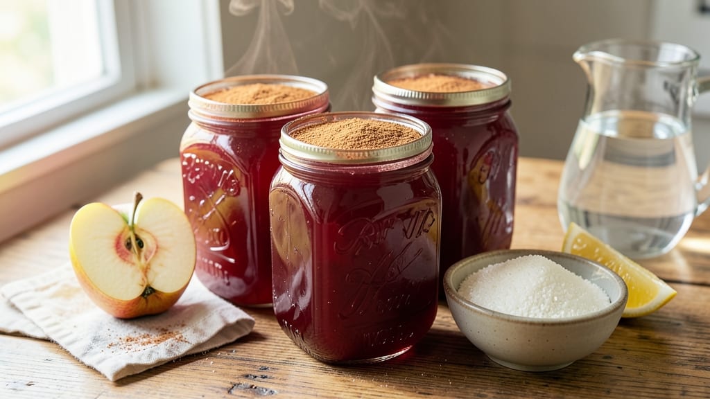 Apple Cinnamon Jelly Canning Recipe: Spiced Autumn Flavor Locked in Glass