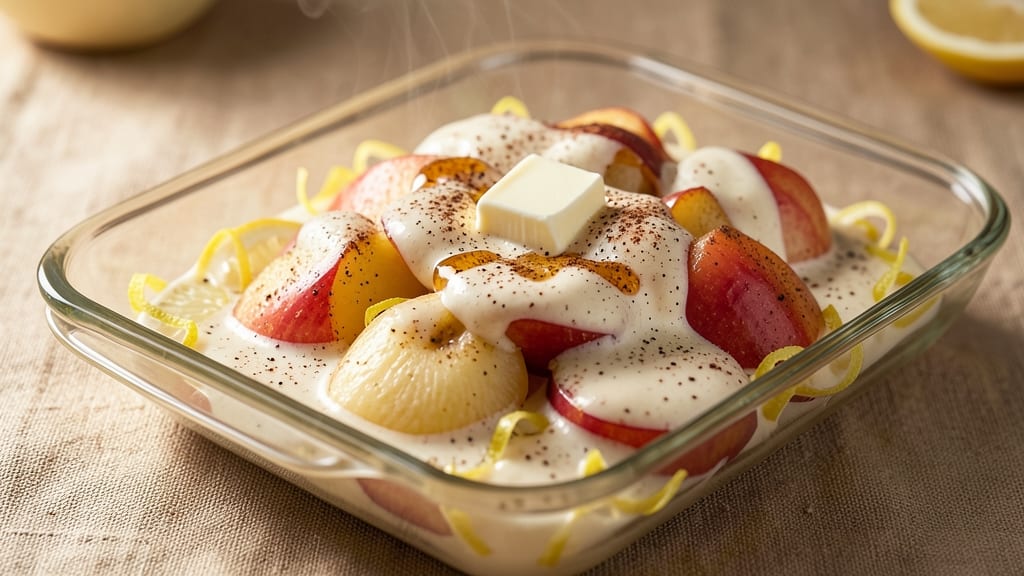 Apple Cream Sauce Recipe: Warm Spiced Apple Swirl Over Vanilla Cream