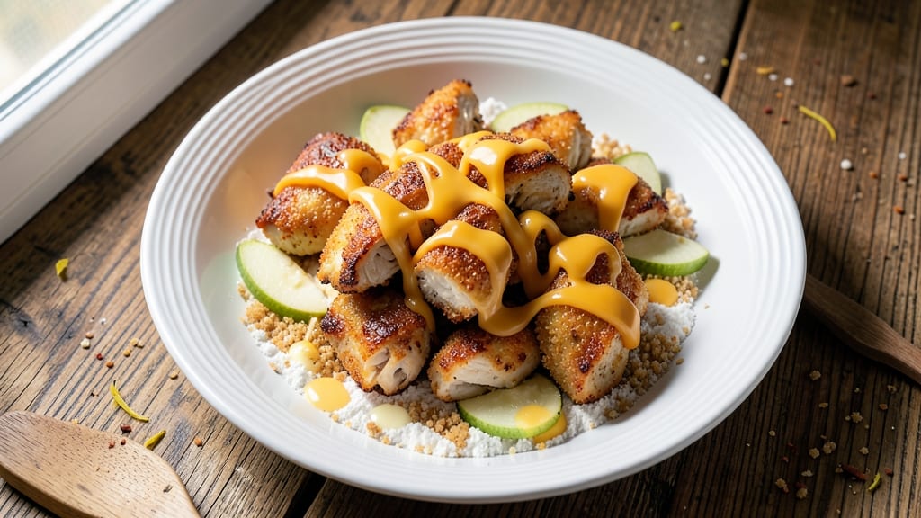 Apple Cheddar Chicken Recipe: Sweet-Savory Bites with Crispy Breadcrumbs