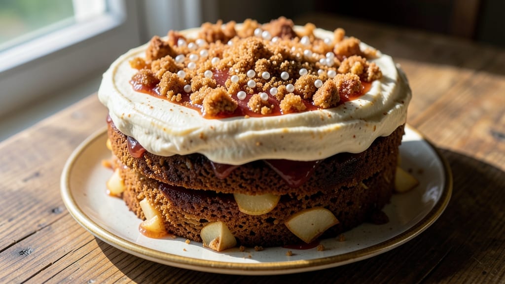 Apple Chip Cake Recipe: Warm Spiced Apple Layers With Buttery Crust