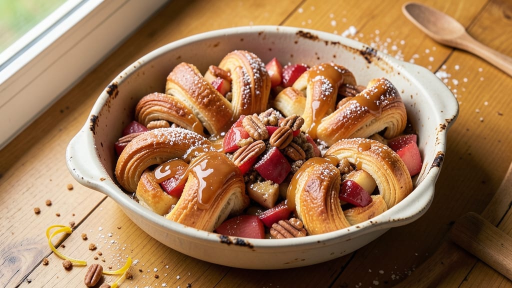 Apple Bear Claw Donut Recipe: Buttery Streusel Hugs Spiced Apple Filling