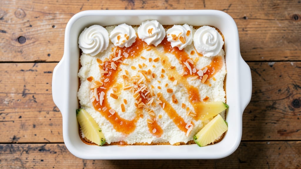 Angel Food Pineapple Cake 9x13 Recipe: Light-as-Air Layers with Tropical Brightness