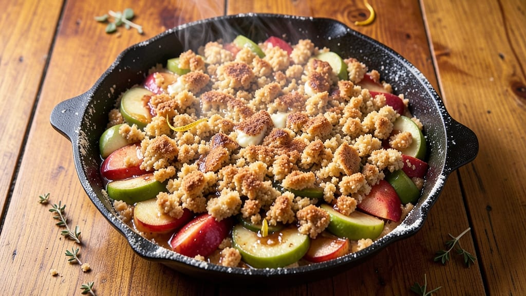 Alton Brown's Apple Cobbler Recipe: Buttery Streusel Hugs Juicy Fruit Layers