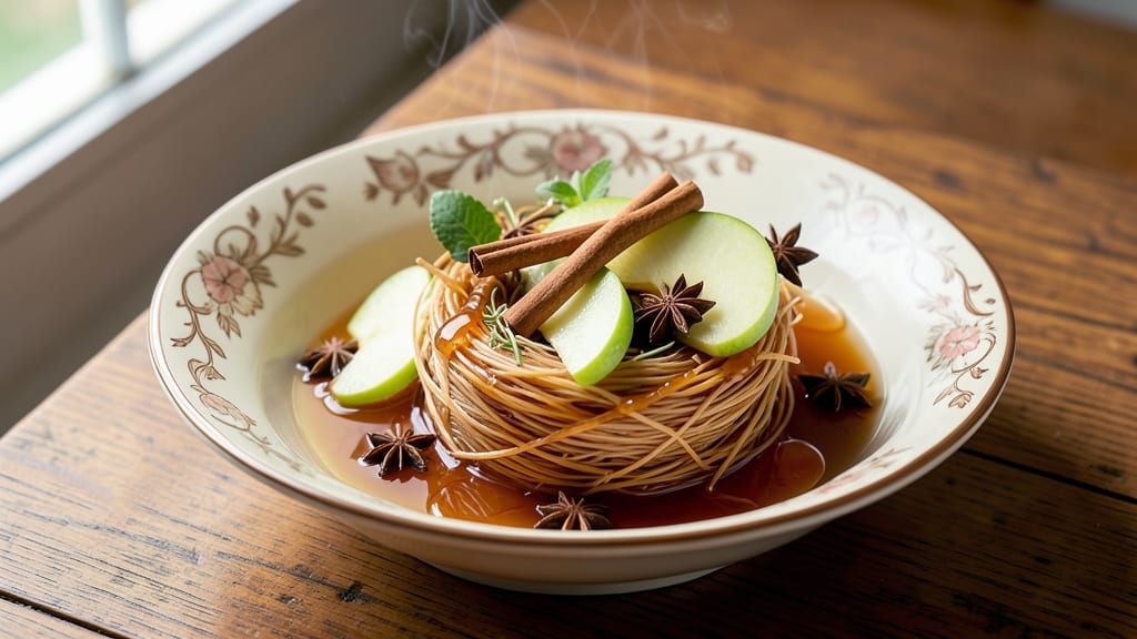 Apple Birds Nest Recipe: Warm Spiced Streusel Hugs Juicy Apple Layers