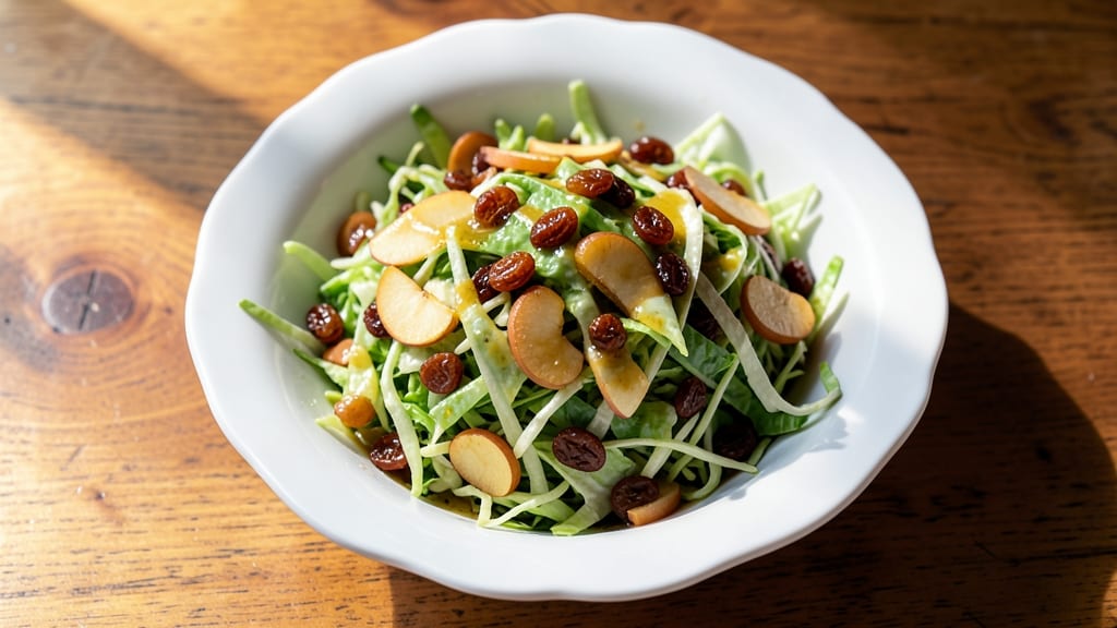 Apple Craisin Coleslaw Recipe: Sweet-Tart Crunch With Apple Cider Vinaigrette