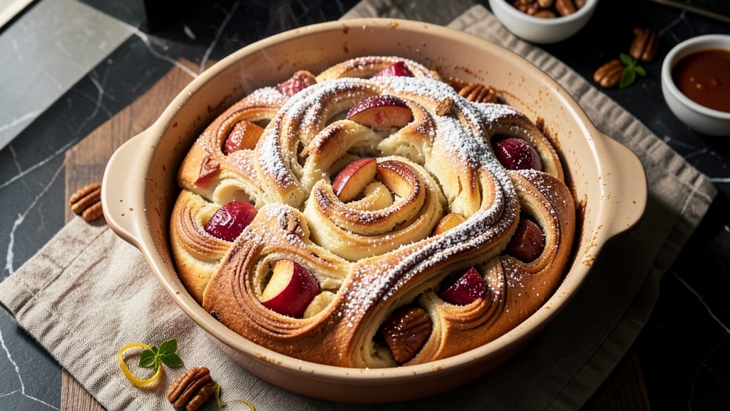 Apple Cinnamon Brioche Recipe: Flaky Layers and Spiced Apple Caramel Core